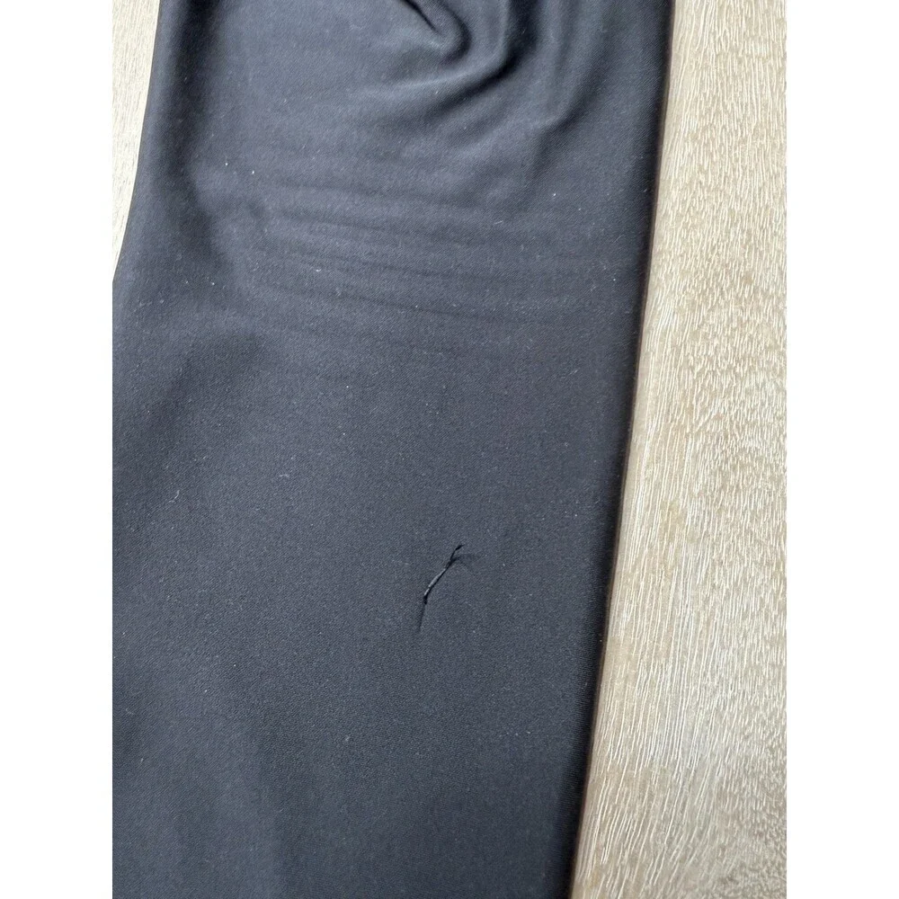 Alo Yoga SET Airlift 7/8 Length Leggings AND Wellness Ribbed Bra in Black XS
